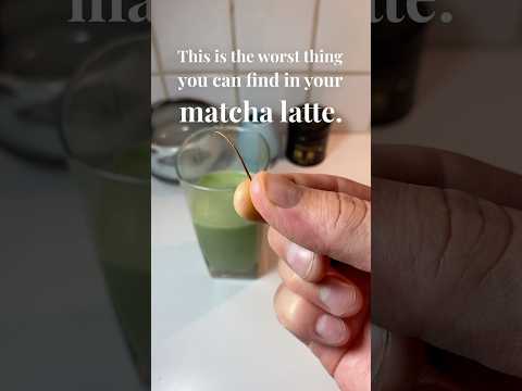 The Worst Thing You Can Find In Your Matcha Latte Is Matcha Matchalatte