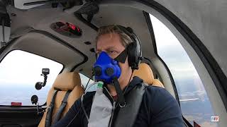 Flying an UNPRESSURIZED SMALL AIRPLANE As High as The Airlines