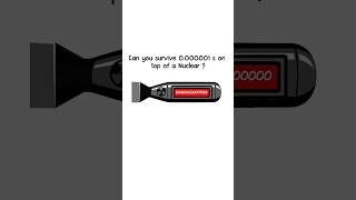 Could you survive a microsecond on top of a Nuclear bomb? #sciencefacts