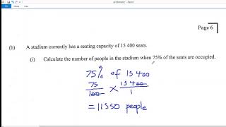 arithmetic question part 1 CSEC maths january 2020 paper 2