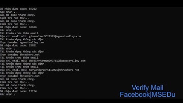 Học lập trình Tool MMO | Tool verify email facebook hàng loạt