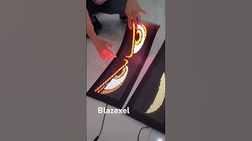 Devil eye led display for car bus and truck|Blazexel #car #bus #truck #led #leddisplay #ledsceen