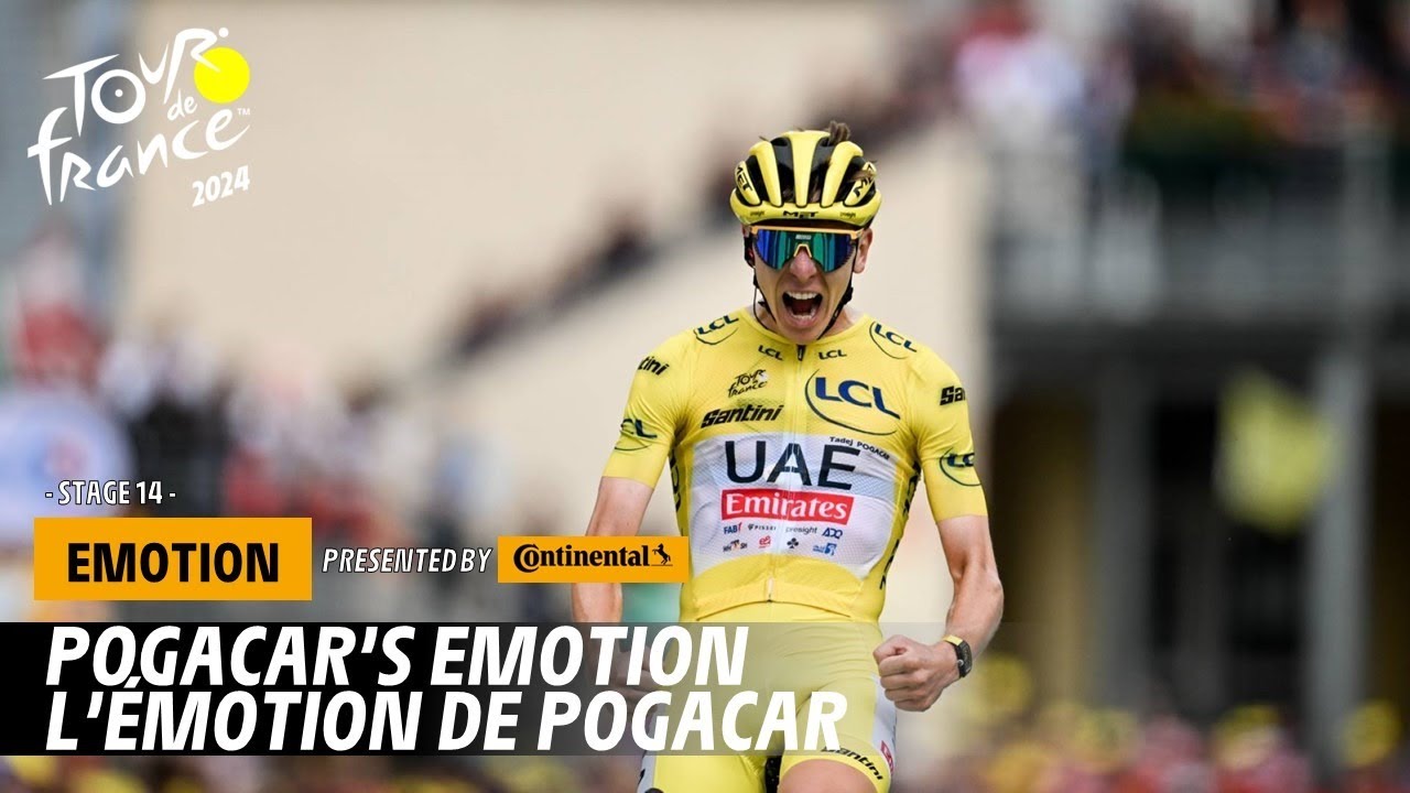 Winner's emotion - Stage 14 - Tour de France 2024 - YouTube
