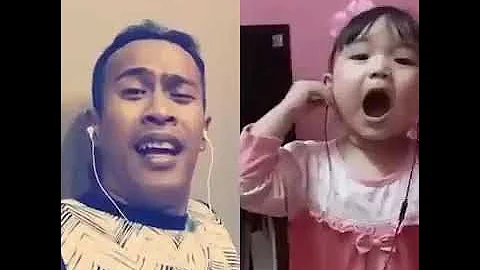 Memori Berkasih. Nana & Achik. Viral adik husna ft Achey. Versi smule