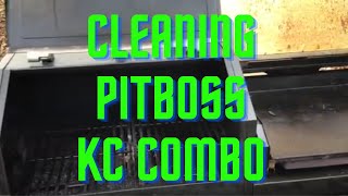 Cleaning Your PitBoss KC Combo Pellet Grill Smoker