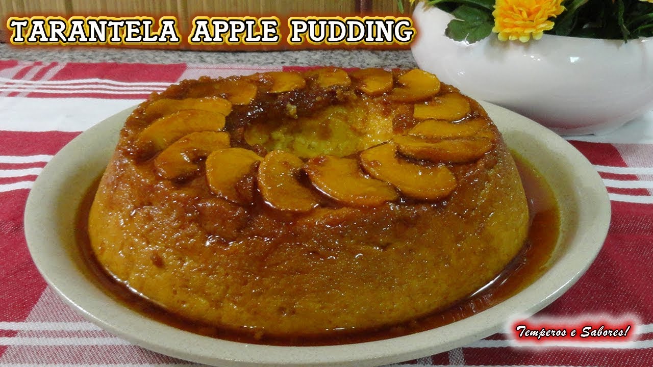 TARANTELA APPLE PUDDING, WITHOUT OVEN, easy and delicious
