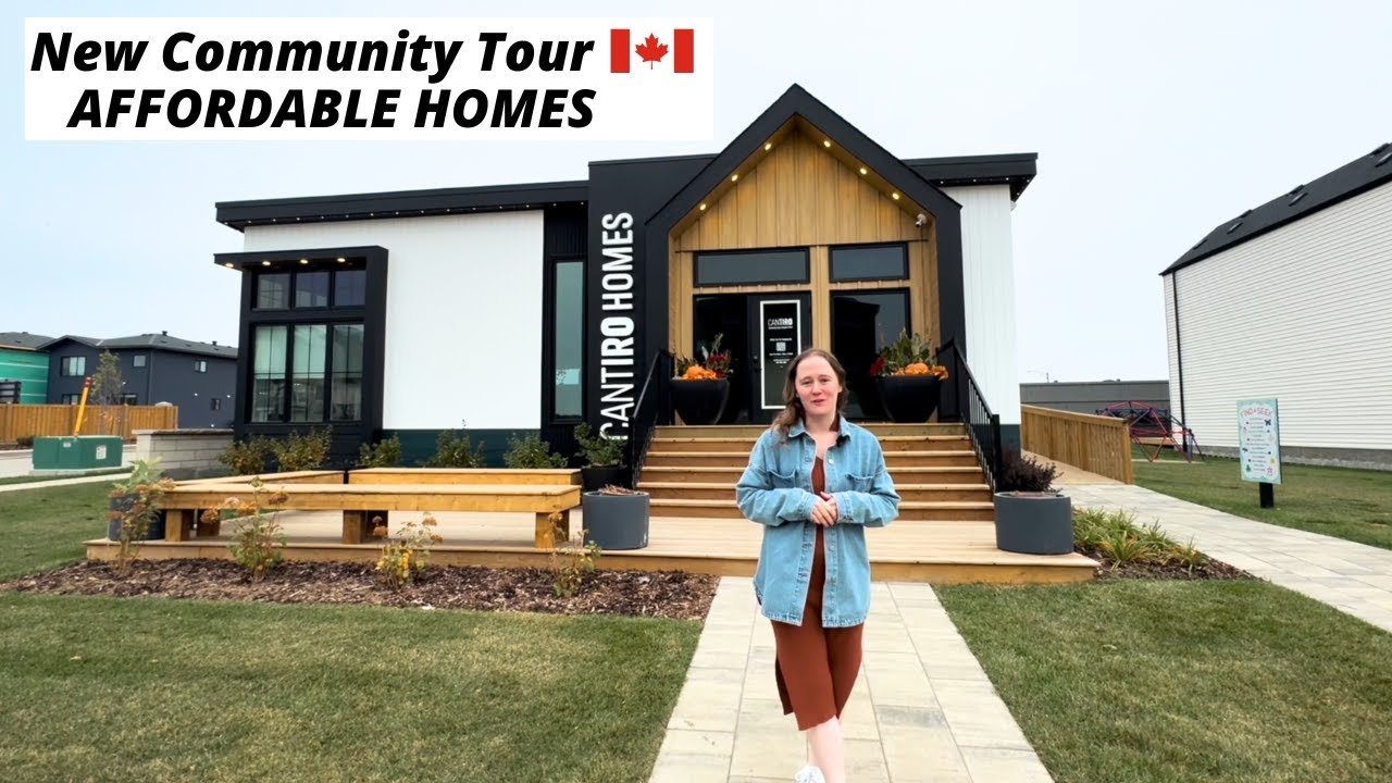 New Community Tour| Modern Homes in South Edmonton, Alberta| Canada House Tours| Life in Canada