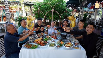 Đại tiệc Cua Cà Mau đủ món siêu ngon Tạm biệt Team A Nguyễn Tất Thắng