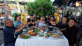 Đại tiệc Cua Cà Mau đủ món siêu ngon Tạm biệt Team A Nguyễn Tất Thắng