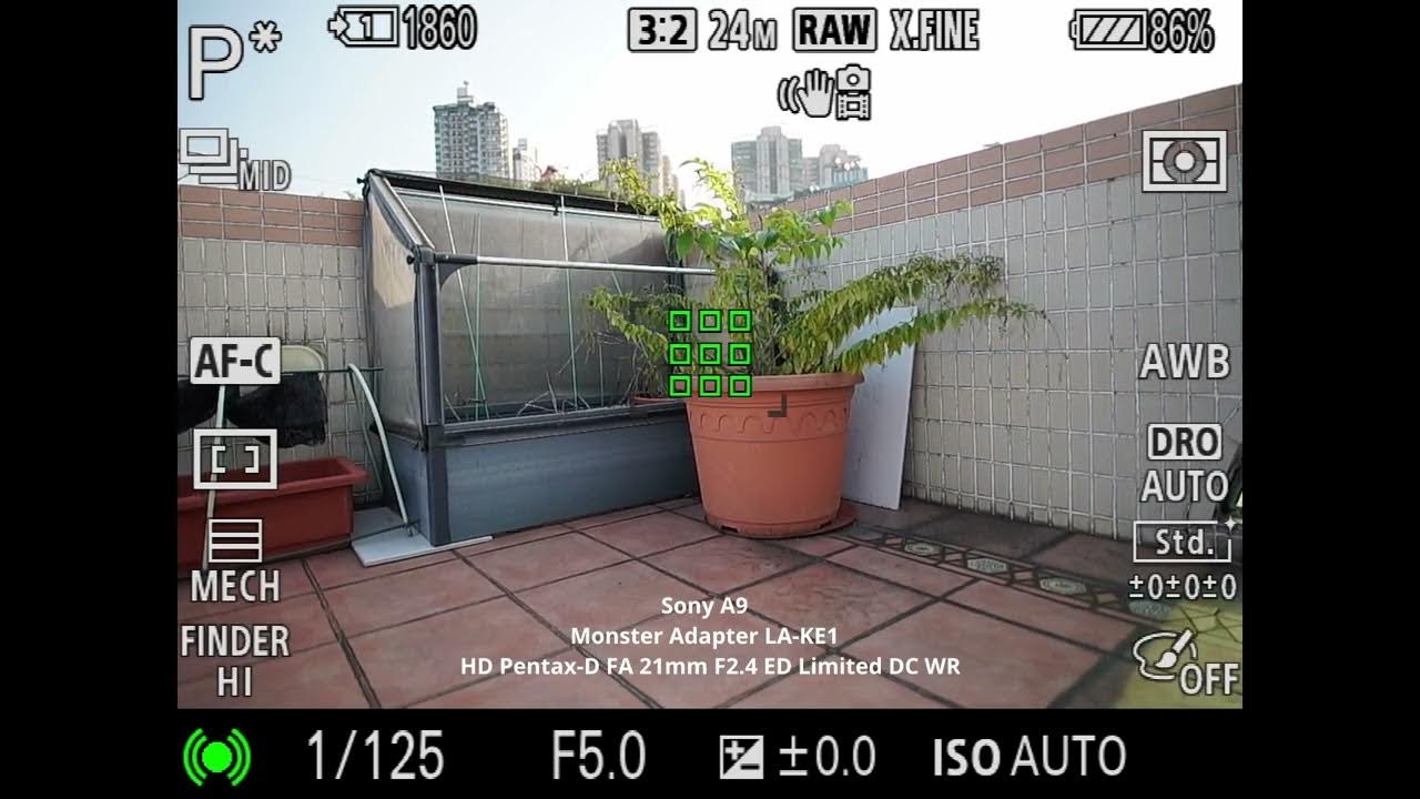 Sony A9, Monster Adapter LA-KE1, HD Pentax-D FA 21mm, HD PENTAX-D FA