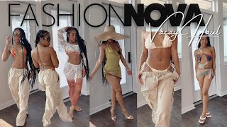 VACATION/SUMMER TRY-ON HAUL FT. FASHION NOVA | Swimwear, Coverups, & More!