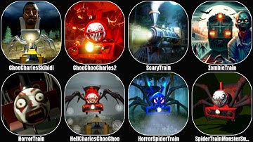 Choo Choo Charles vs Skibidi Toilet Train,Horror Train Game,Scary Train,Zombie Train,Choo Choo Train