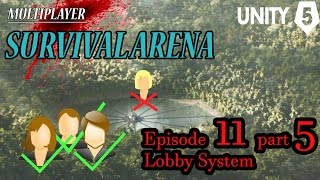 Making a Multiplayer Survival Arena (Ep11 Pt 5/5) Lobby System - Unity Unet Tutorial