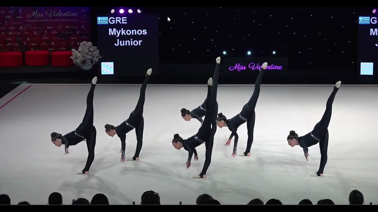 Η συμμετοχή της ομάδα μας Mykonos Junior στο Παγκόσμιο Κύπελο Αισθητικής Ομαδικής Γυμναστικής(AGG)