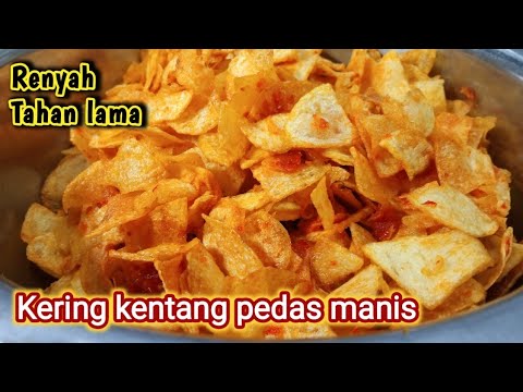 Resep Kering Kentang Pedas Manis Kriuk
