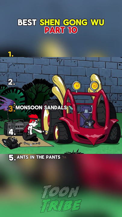 Best Shen Gong Wu Part 10 #cartoon #xiaolin #showdown #shengongwu