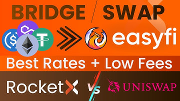 How to Buy & Bridge $EZ at Best Rates & Low Fees using RocketX vs Uniswap | Cross Chain Transaction
