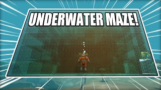 I Built a Massive Underwater Maze with 1 Simple Secret!