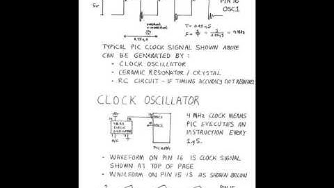 Video#2 PIC16F84 Clock and Reset Circuits
