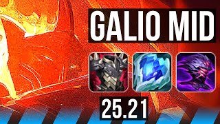 GALIO vs YASUO (MID) | 4/1/16 | EUW Master | 25.21