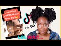 REACTING TO NATURAL HAIR GROWTH TIPS ON TIK TOK (part 2) KandidKinks