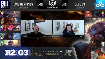 Cloud 9 vs Evil Geniuses - Game 3 | Round 2 PlayOffs S10 LCS Spring 2020 | C9 vs EG G3
