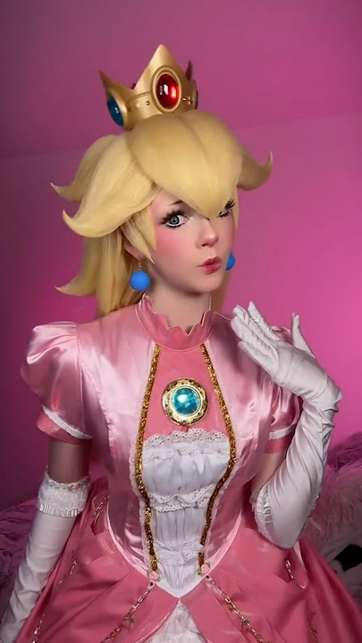 Proses Rias Wajah Putri Peach! - Cosplay Super Mario #mario #nintendo #princesspeach #cosplay