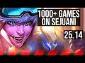 SEJUANI vs GAREN (TOP) | 1000+ games | NA Master | 25.14