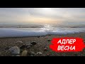 Адлер весна. Набережная в Адлере оживает