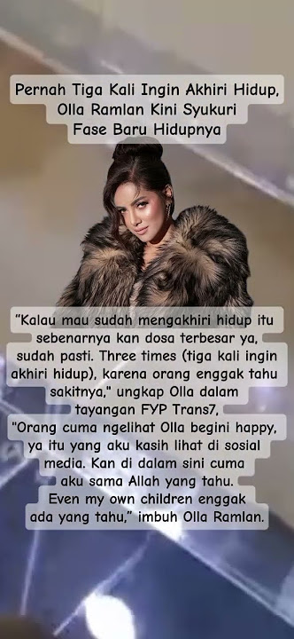 #ollaramlan was once desperate about his life. because??? #shortsvideo #shoppeaffiliate