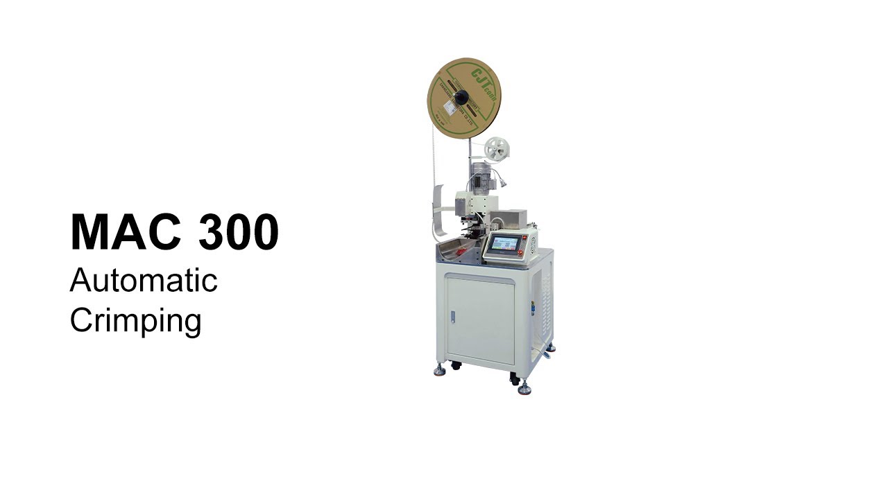 MAC 300: Fully Automatic Wire Cutting Stripping Crimping Machine ...