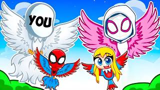 YOU Joined The SPIDERMAN BIRD FAMILY in Roblox!