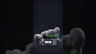 Perfect Push-Up Form | 3D Fitness Animation | Chest Workout Guide #Push-Up Exercise #(Push-up)।