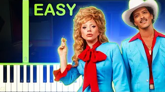 Die With A Smile - Lady Gaga, Bruno Mars - EASY Piano Tutorial Die With A Smile - Lady Gaga, Bruno Mars - EASY Piano Tutorial