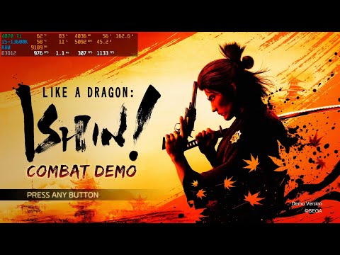 Like a Dragon: Ishin! 1440p Max Settings PC Gameplay 4070 Ti/13600K