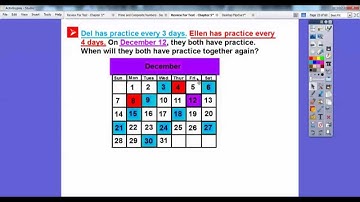 Review For Test on Chapter 5; Factors, Multiples, and Patterns