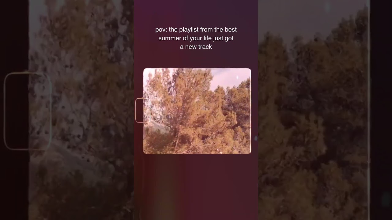 pov: the playlist from your best summer just got a new track ☀️