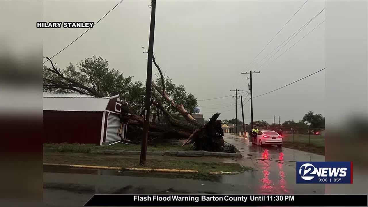 LIVE BLOG: Severe weather brings threat of high winds, hail across KS ...
