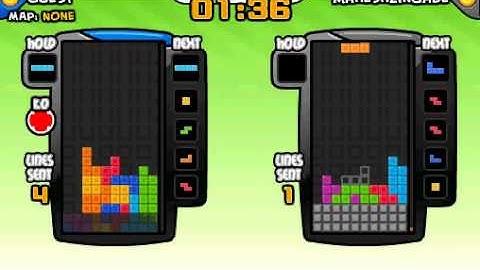 Hurtest Attack In Tetris (B2B Tetris W/Perfect Clear)