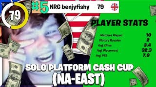 5th in the NA SOLO CASH CUP!? Winning $1,100 on 100 ping!