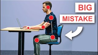 How to Sit Properly  - Desk Ergonomics by Yiannis Christoulas 995,027 views 1 year ago 5 minutes, 47 seconds