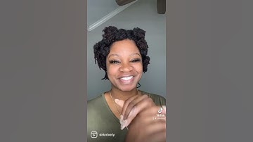 Easy Big Curls My new favorite way to curl my #locs #sisterlocks #locstyles #lvelyknots