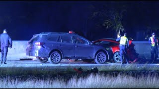 2 people hospitalized in 4-vehicle crash on Loop 1604, police say