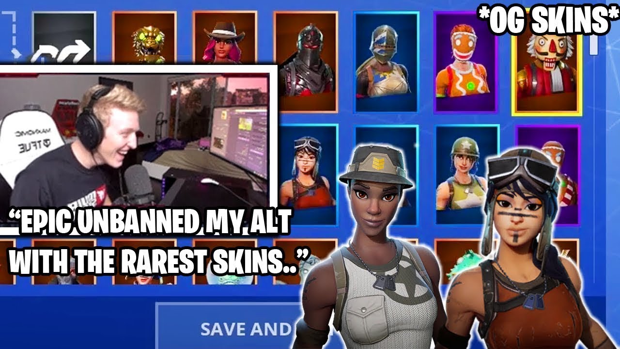 TFUE Reacts TO EPIC *UNBANNING* His Acc With RAREST SKINS! (Fortnite FUNNY & Daily Best Moments)