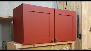 DIY cabinet out of shop scraps that will help organize my sandpaper and other abrasives, keeping them dust free (almost).