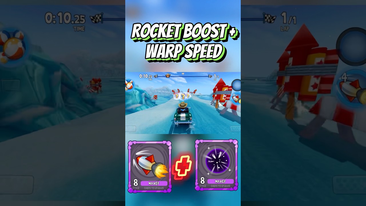 Rocket Boost 🚀+ Warp Speed 💨 Ultimate Power up Combo 💥 