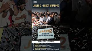 Jailer 2 Official Update!  Rajinikanth Completes Shoot #jailer #rajanikanth #kollywood #latestupdate
