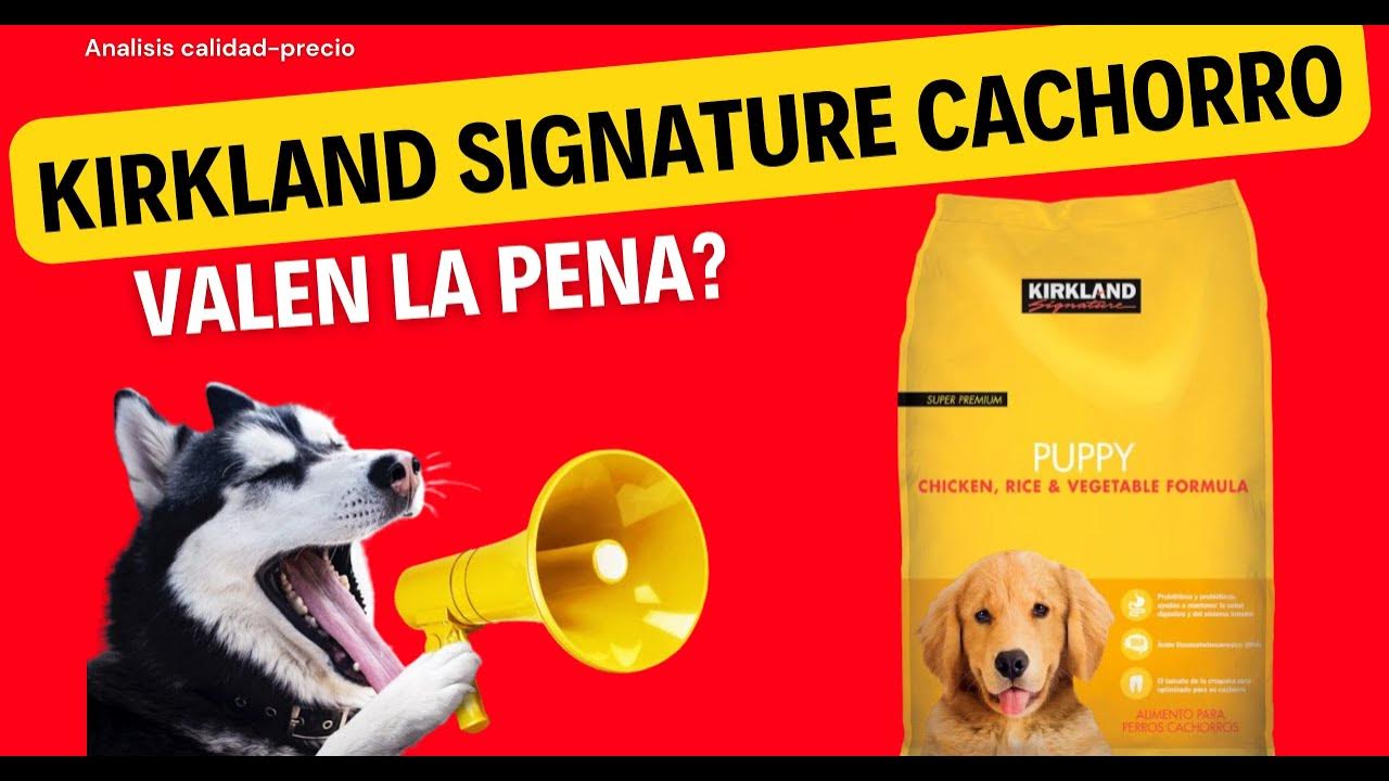 Analisis de Croquetas Kirkland Signature Alimento para Cachorro Pollo