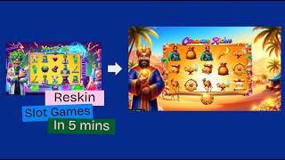 Reskin Slots Games using Renderwolf AI