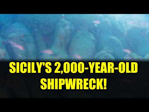 Ancient Roman Shipwreck Found Off Sicily with 2,000-Year-Old Amphorae!